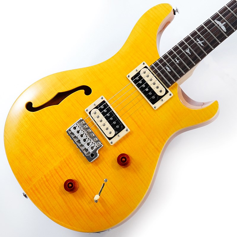 P.R.S. SE Custom 22 Semi-Hollow Santana Yellowの画像